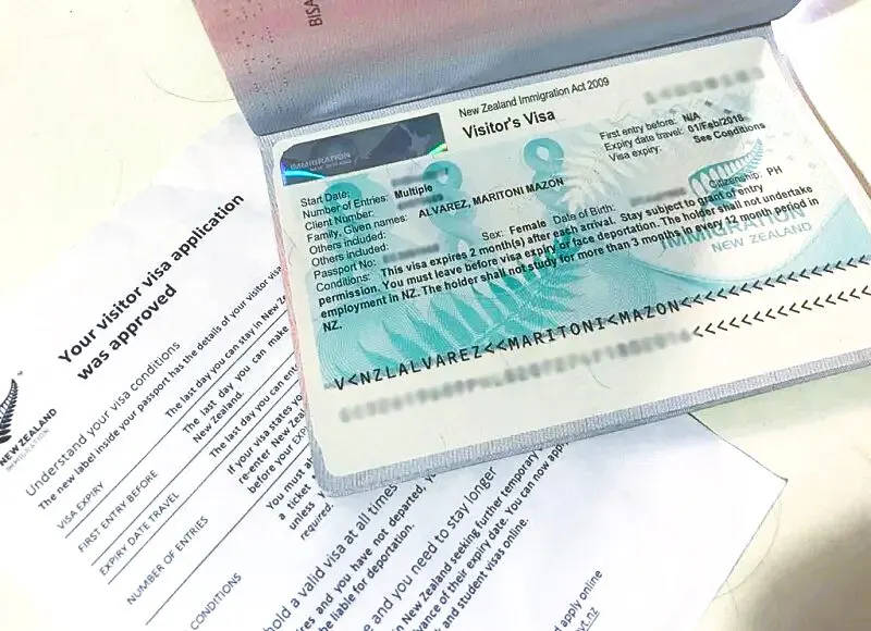 Visa New Zealand thăm thân bạn bè